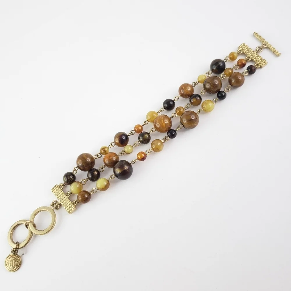 Dana Buchman Bracelet Brown Earth Tones